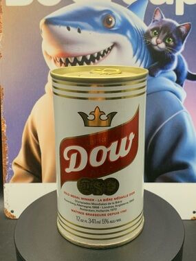 Vintage Beer Can Dow Ale The Gold Medal Ale Pull Tab Empty Steel Can Canada